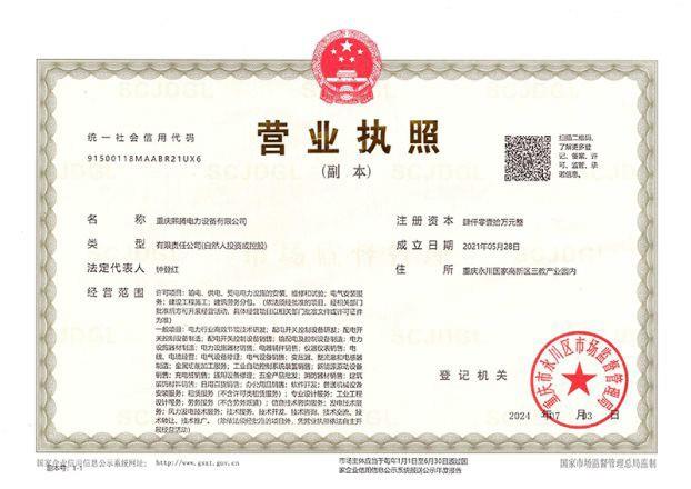 zoty中欧体育全站电力-营业执照